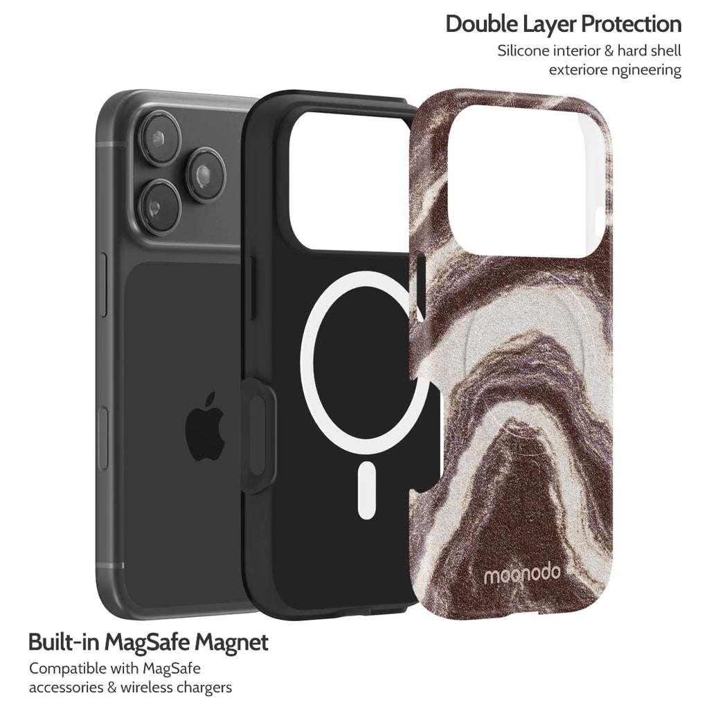 Sandstone Swirl - iPhone 17 Pro Case