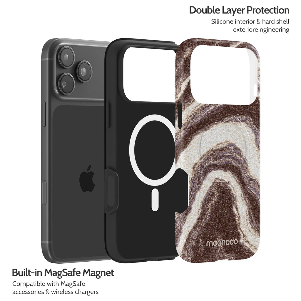 Sandstone Swirl - iPhone 17 Pro Max Case