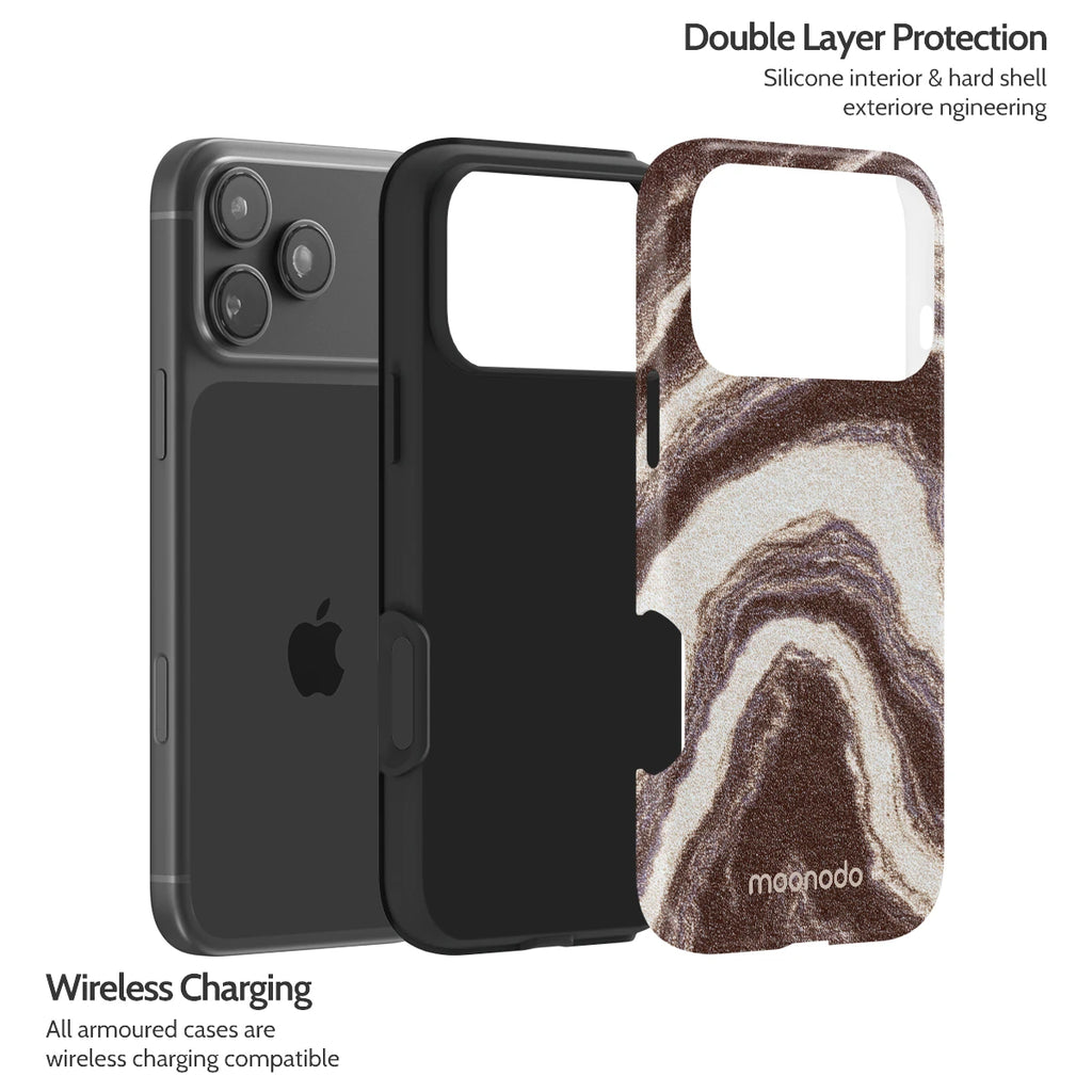 Sandstone Swirl - iPhone 17 Pro Max Case