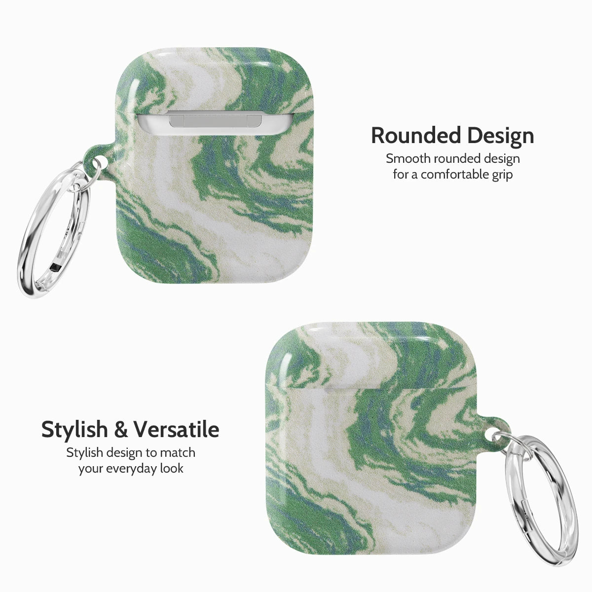 Jade Ripple - AirPods 1 & 2 Case