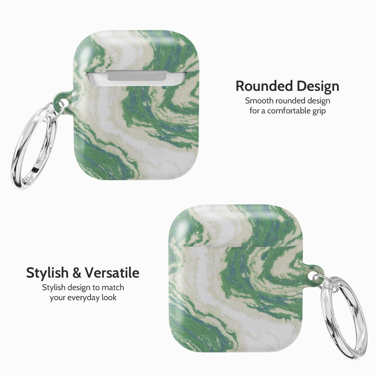 Jade Ripple - AirPods 1 & 2 Case