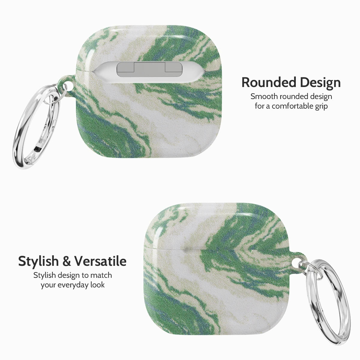 Jade Ripple - AirPods 4 Case