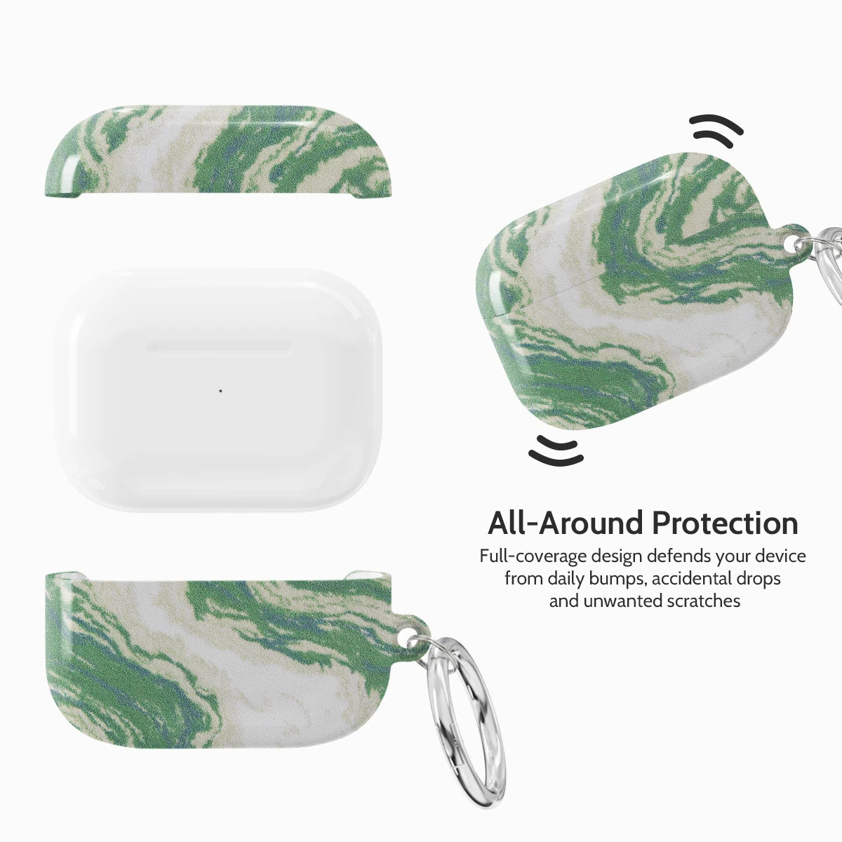 Jade Ripple - AirPods Pro 1 Case