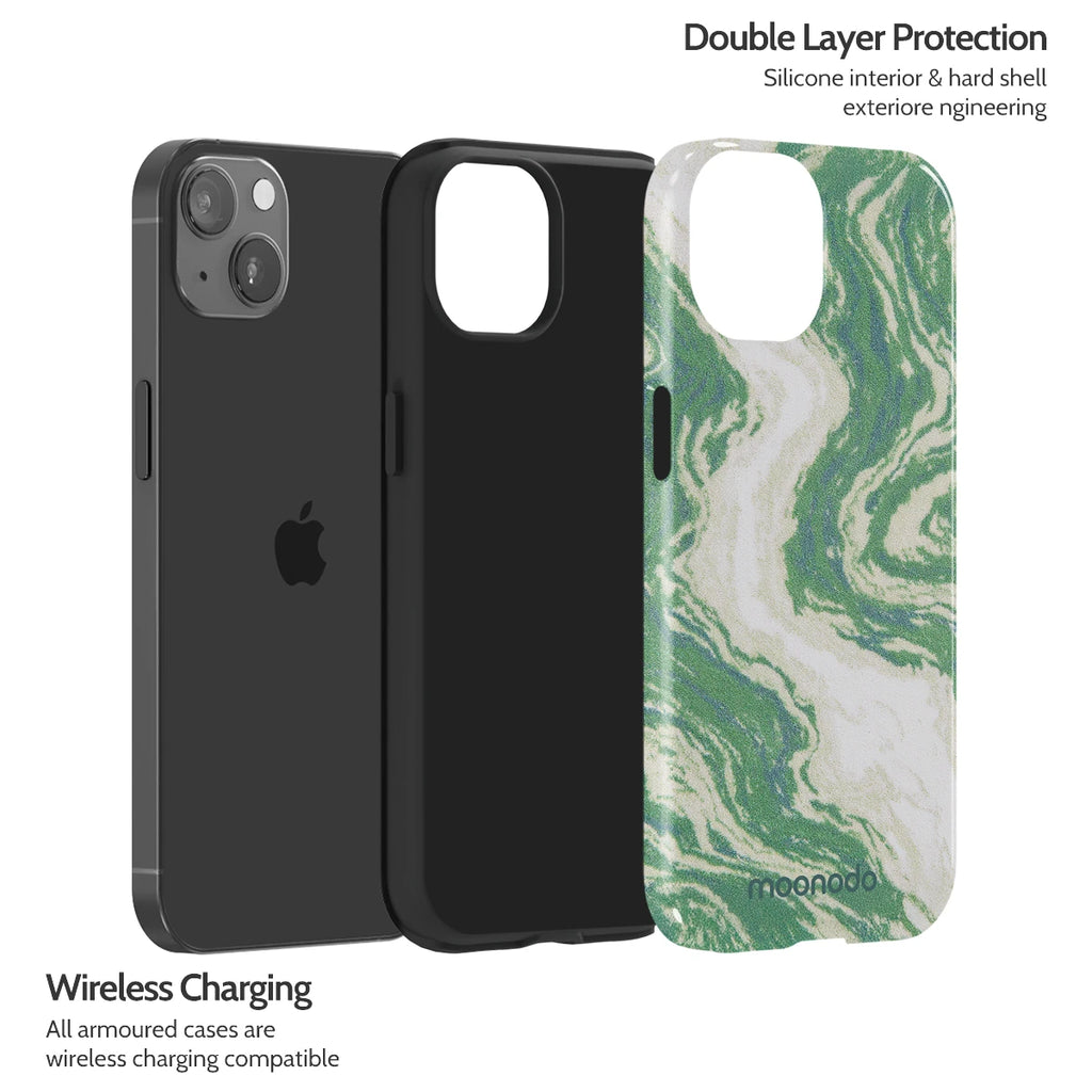 Jade Ripple - iPhone 13 Case