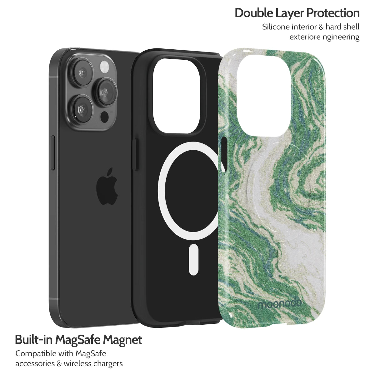 Jade Ripple - iPhone 14 Pro Case