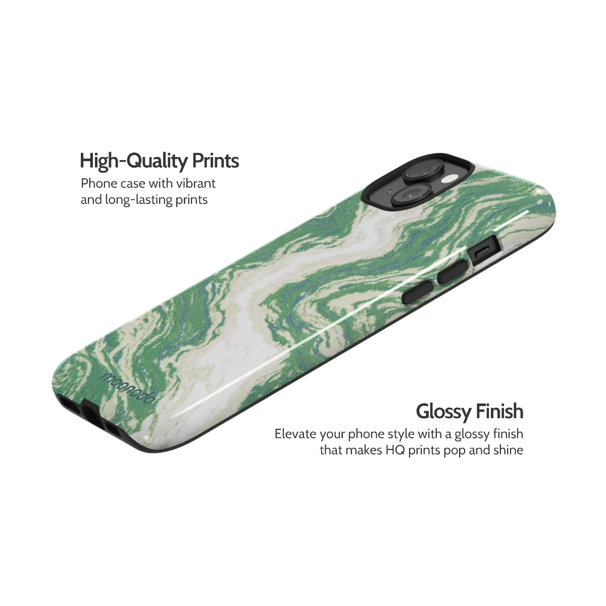 Jade Ripple - iPhone 15 Plus Case
