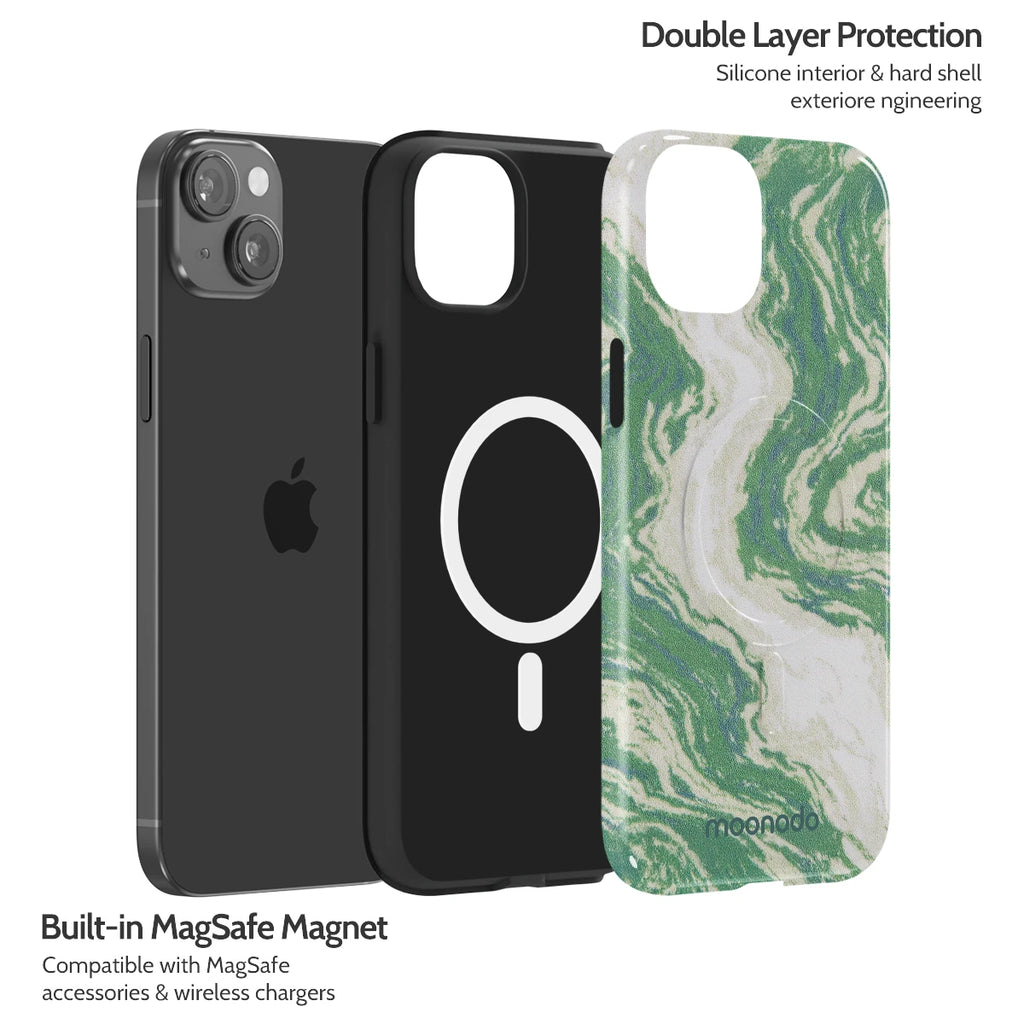 Jade Ripple - iPhone 15 Plus Case