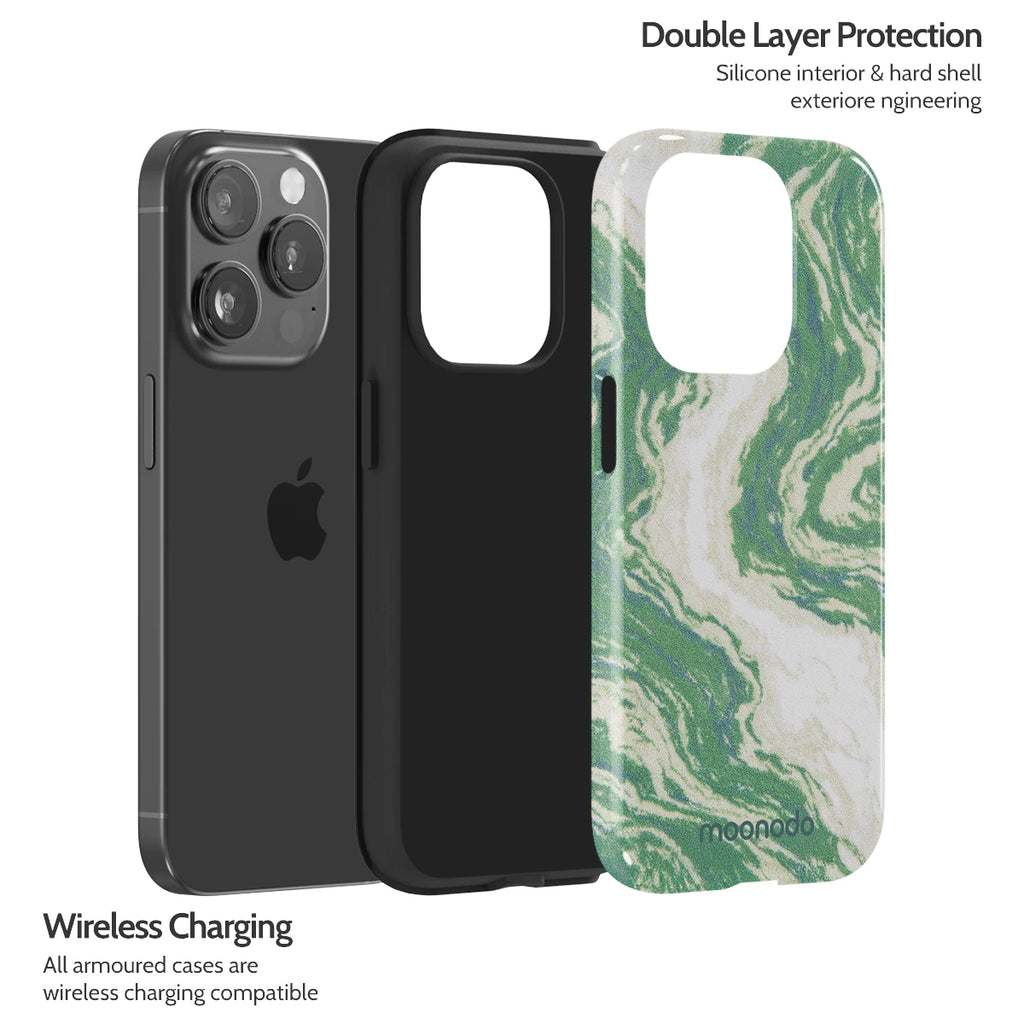 Jade Ripple - iPhone 15 Pro Case