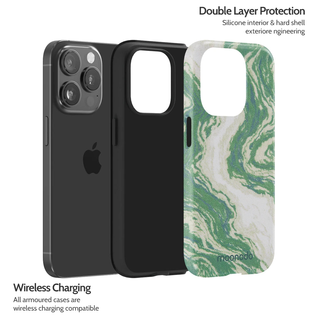 Jade Ripple - iPhone 15 Pro Case