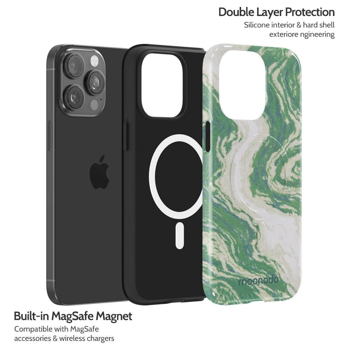 Jade Ripple - iPhone 15 Pro Max Case