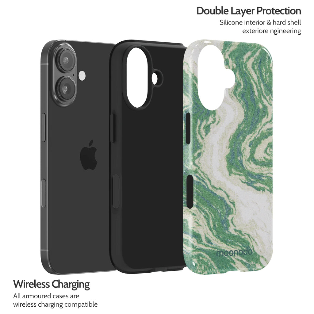 Jade Ripple - iPhone 16 Case