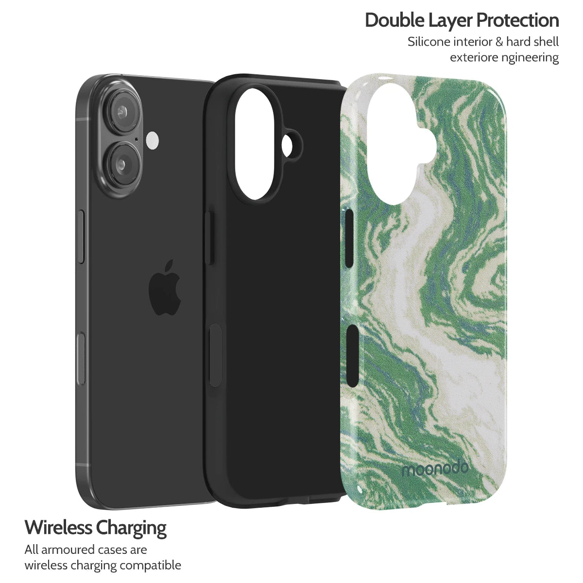 Jade Ripple - iPhone 16 Case