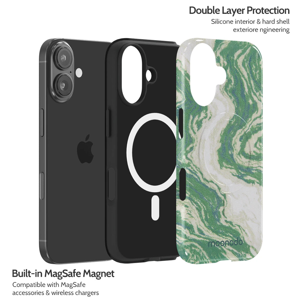 Jade Ripple - iPhone 16 Case