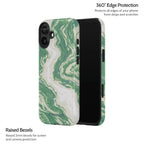 Jade Ripple - iPhone 16 Plus Case