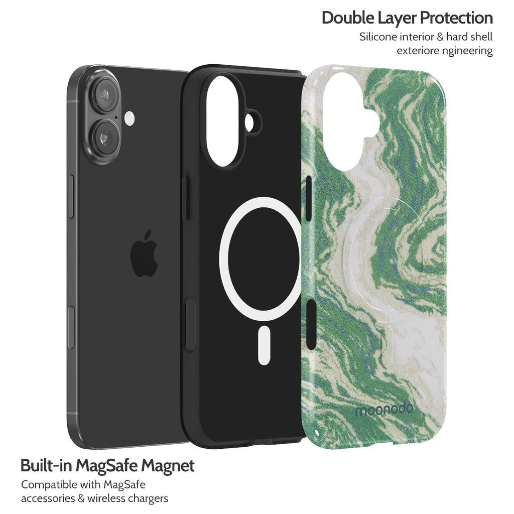 Jade Ripple - iPhone 16 Plus Case