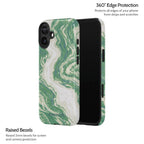 Jade Ripple - iPhone 16 Plus Case