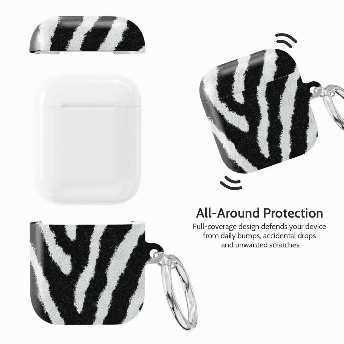 Midnight Streak - AirPods 1 & 2 Case