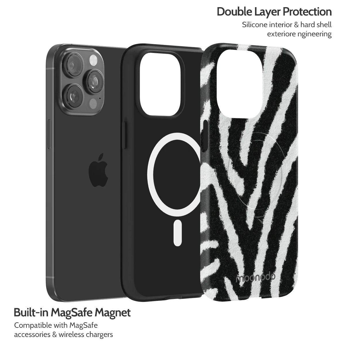 Midnight Streak - iPhone 15 Pro Max Case