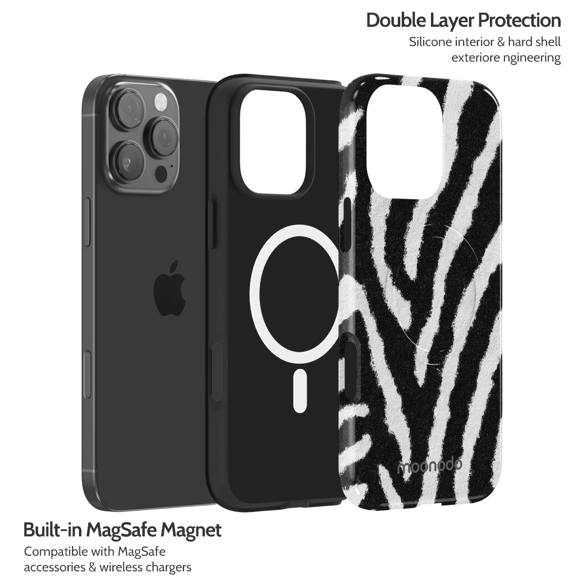 Midnight Streak - iPhone 16 Pro Max Case