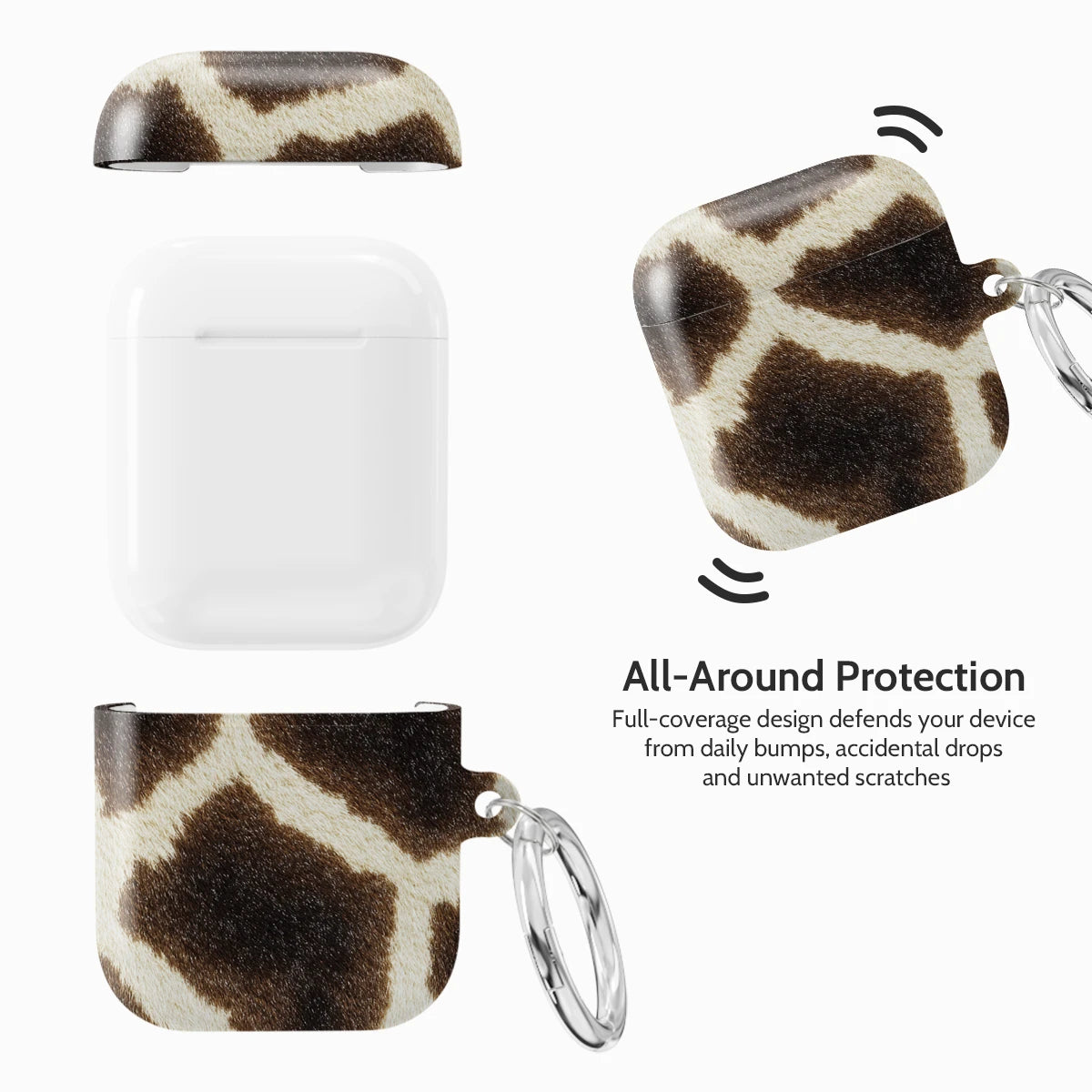 Caramel Cowhide - AirPods 1 & 2 Case