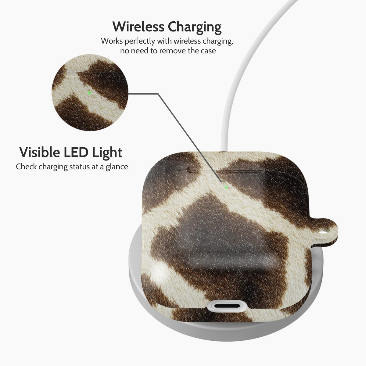 Caramel Cowhide - AirPods 1 & 2 Case