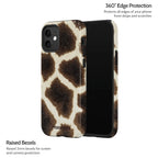 Caramel Cowhide - iPhone 12 Case