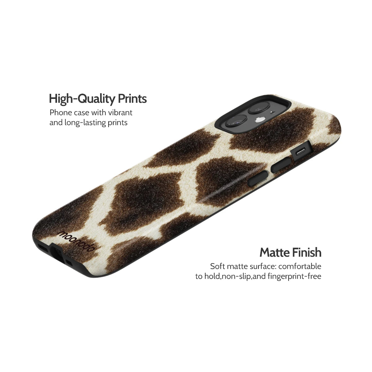 Caramel Cowhide - iPhone 12 Case