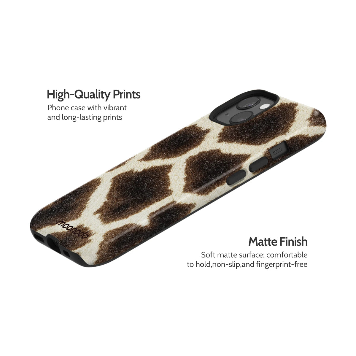 Caramel Cowhide - iPhone 13 Case