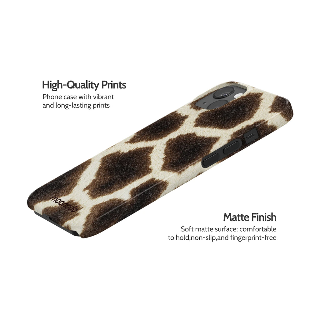 Caramel Cowhide - iPhone 13 Case
