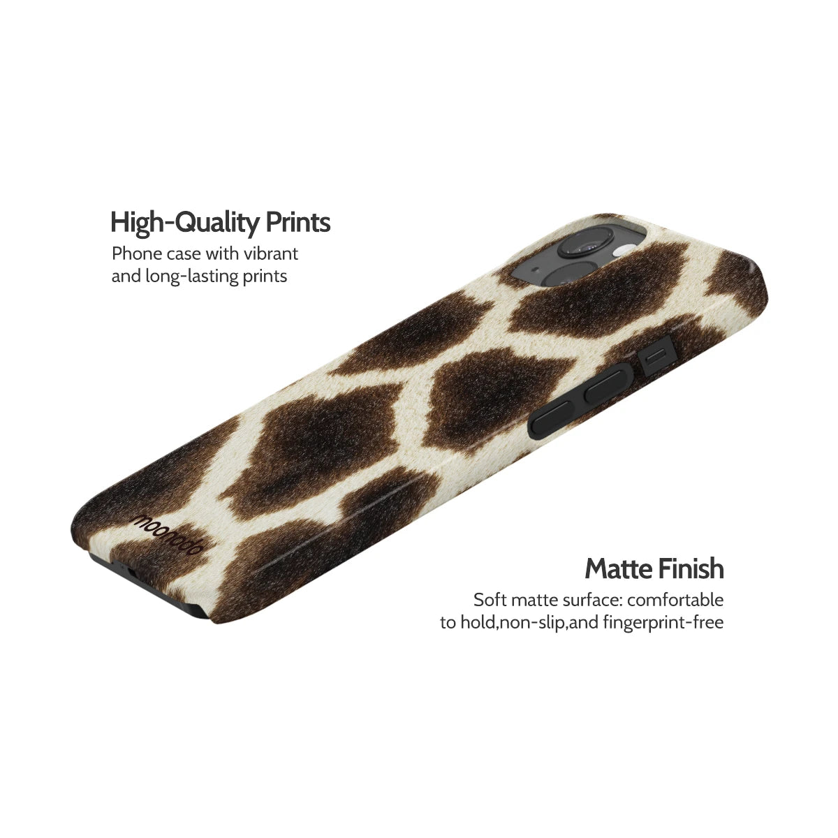 Caramel Cowhide - iPhone 13 Case