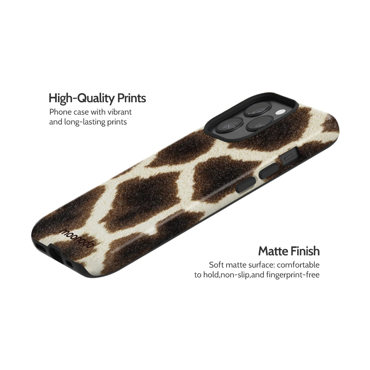Caramel Cowhide - iPhone 13 Pro Case