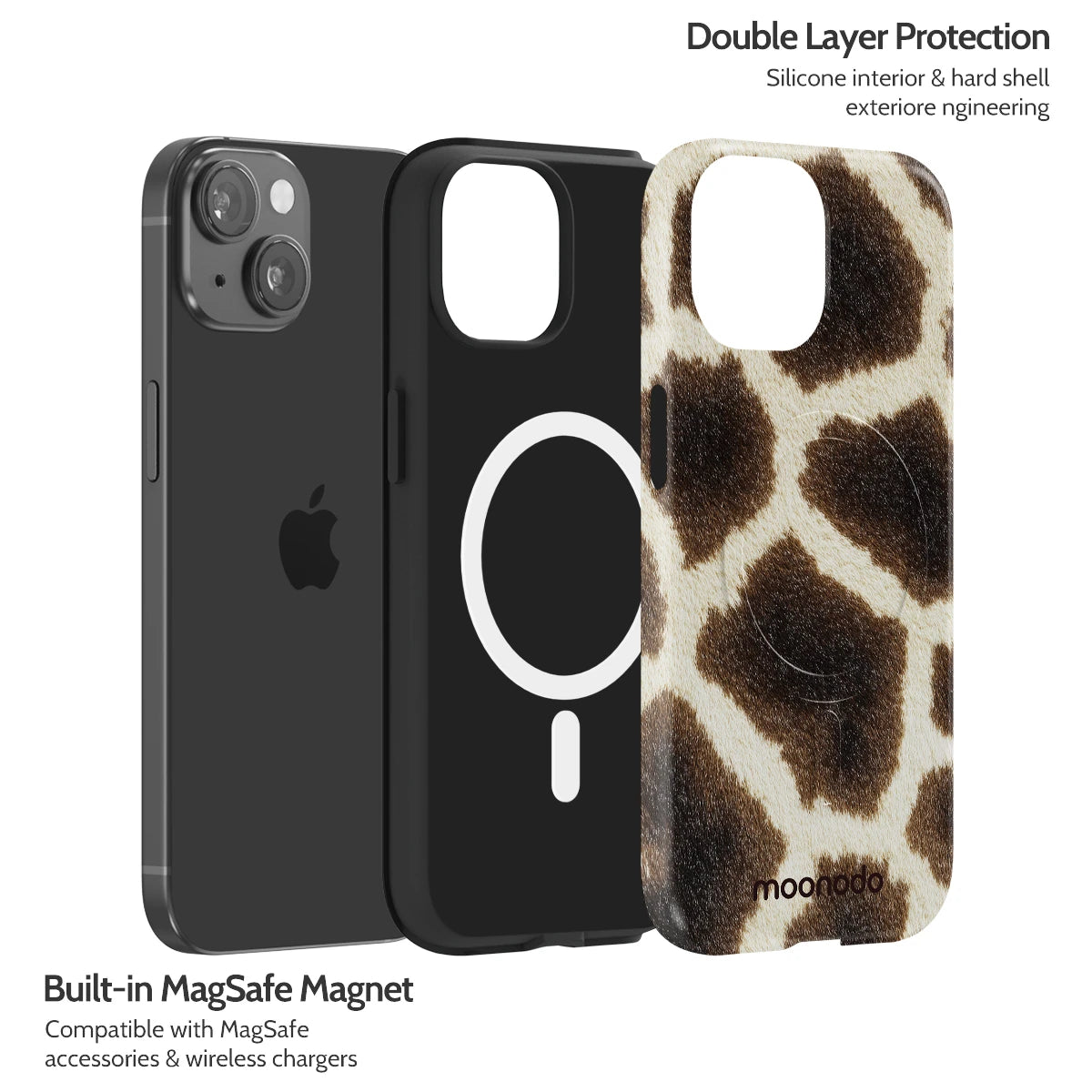 Caramel Cowhide - iPhone 15 Case