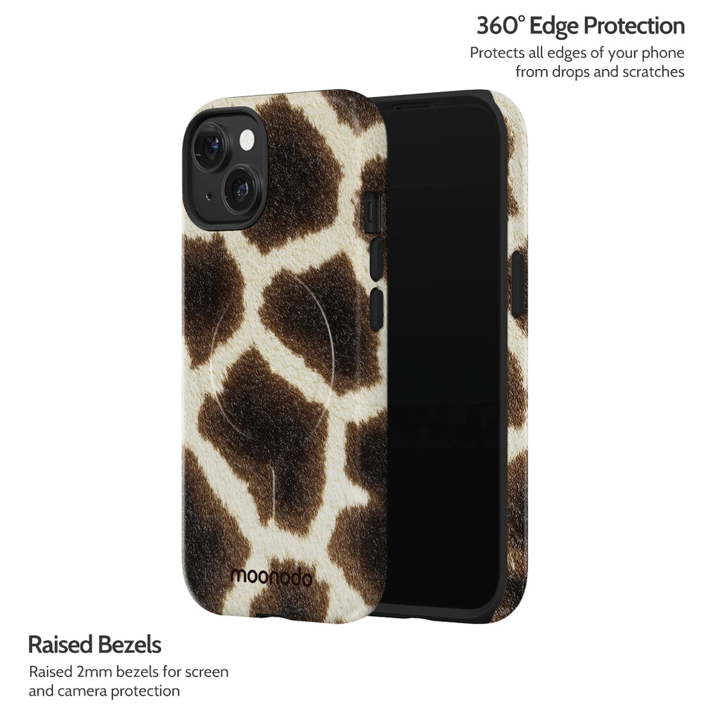 Caramel Cowhide - iPhone 15 Case