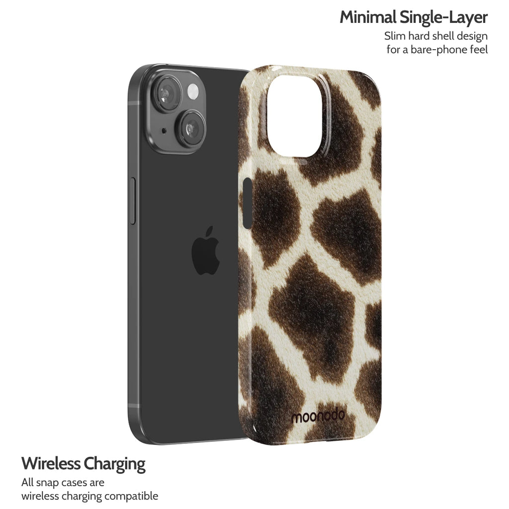 Caramel Cowhide - iPhone 15 Case