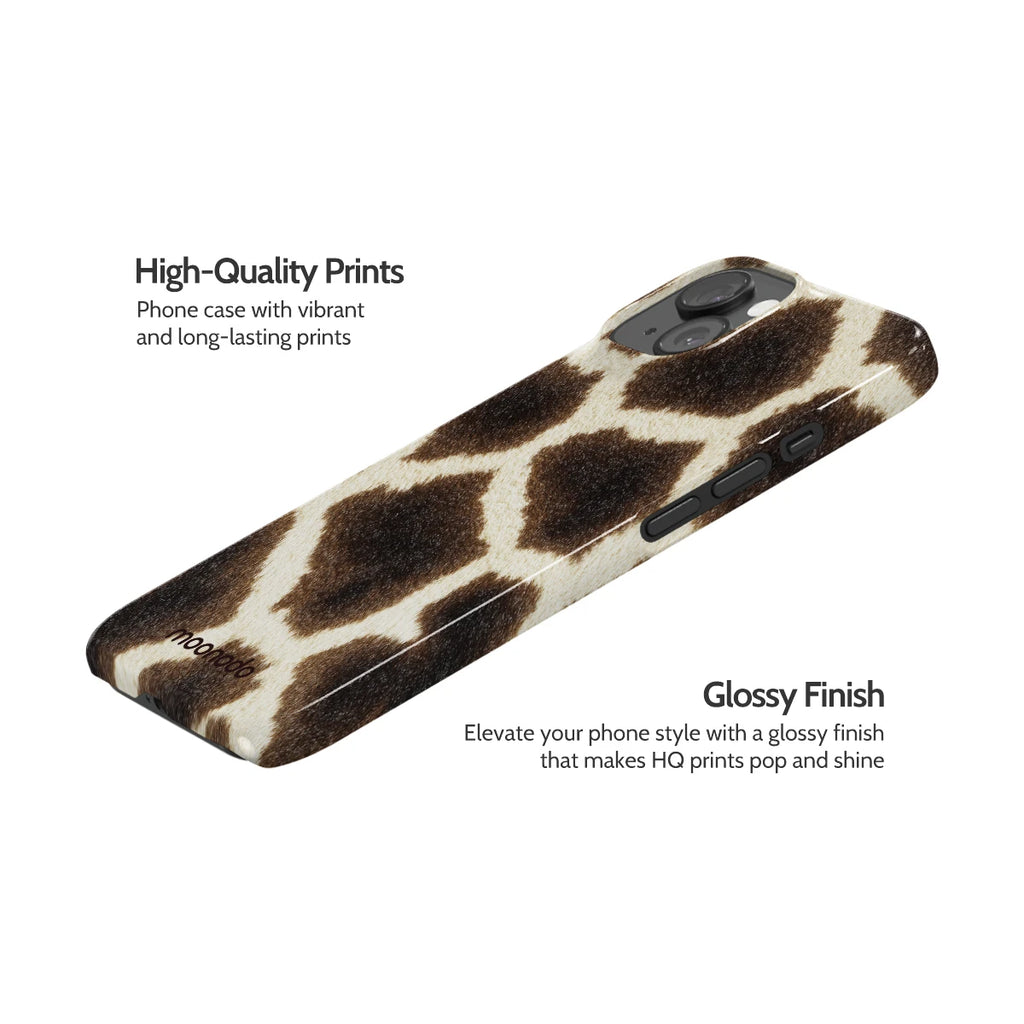 Caramel Cowhide - iPhone 15 Case