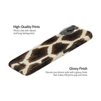 Caramel Cowhide - iPhone 15 Case