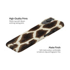 Caramel Cowhide - iPhone 15 Case