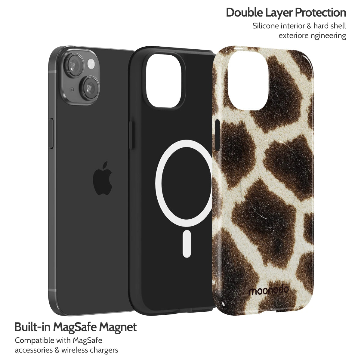 Caramel Cowhide - iPhone 15 Plus Case