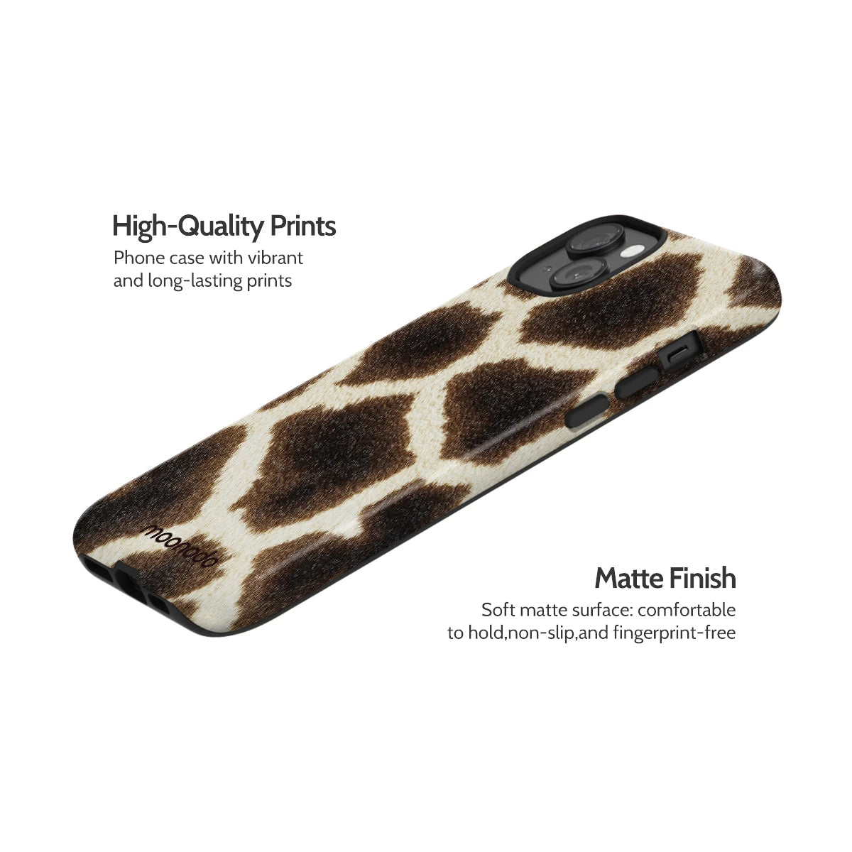 Caramel Cowhide - iPhone 15 Plus Case