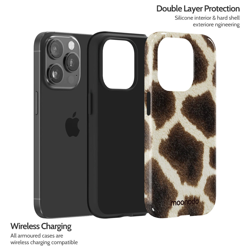 Caramel Cowhide - iPhone 15 Pro Case
