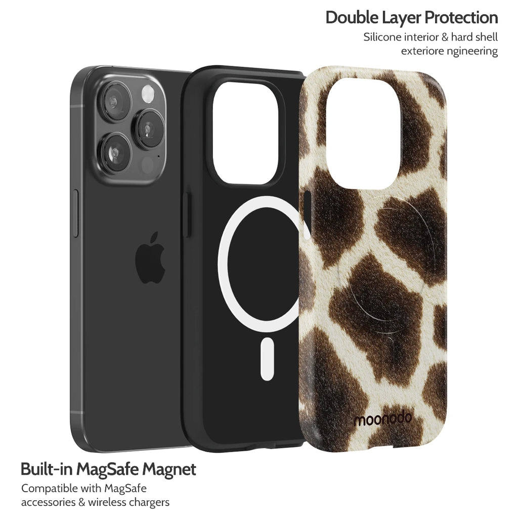 Caramel Cowhide - iPhone 15 Pro Case