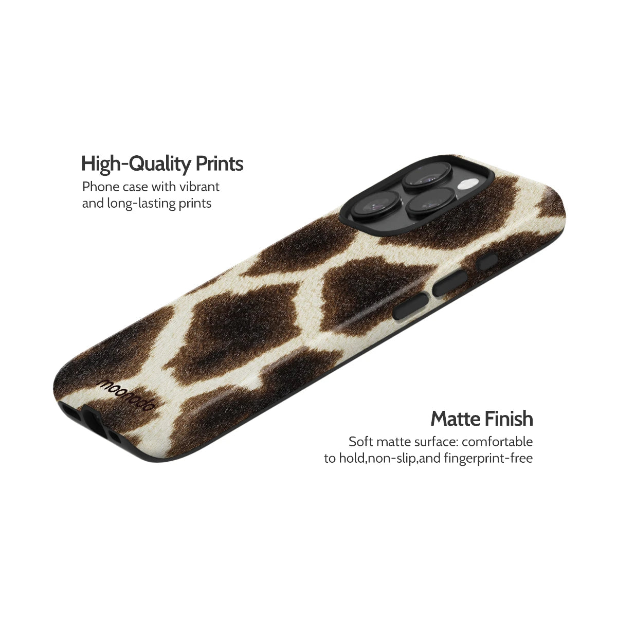 Caramel Cowhide - iPhone 15 Pro Case