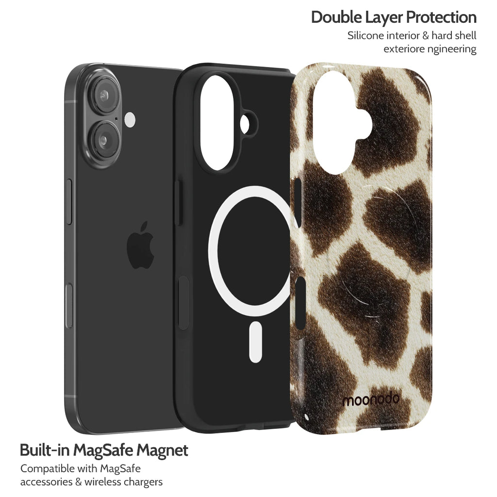 Caramel Cowhide - iPhone 16 Case