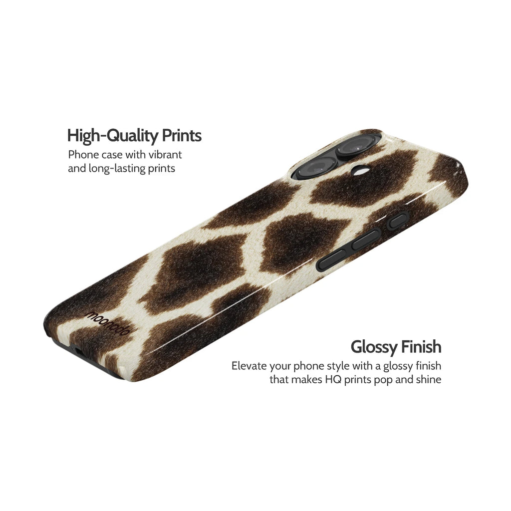Caramel Cowhide - iPhone 16 Case