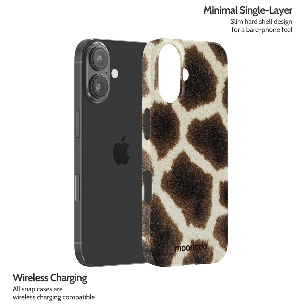 Caramel Cowhide - iPhone 16 Case