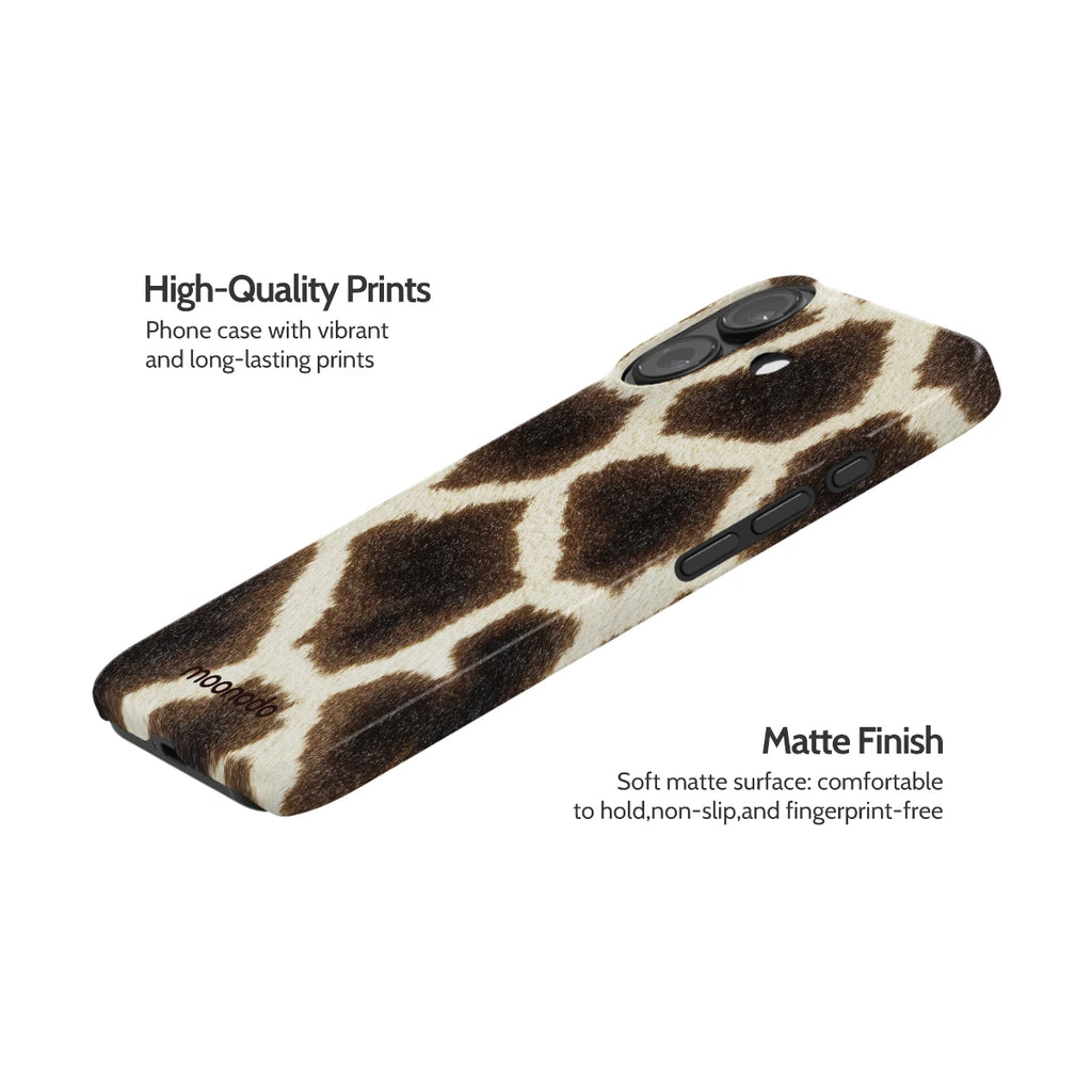 Caramel Cowhide - iPhone 16 Case