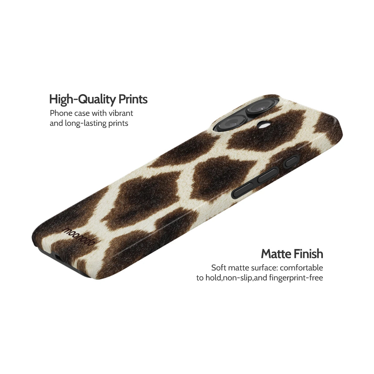 Caramel Cowhide - iPhone 16 Case
