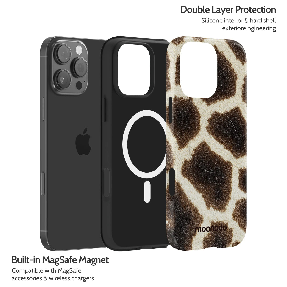Caramel Cowhide - iPhone 16 Pro Max Case