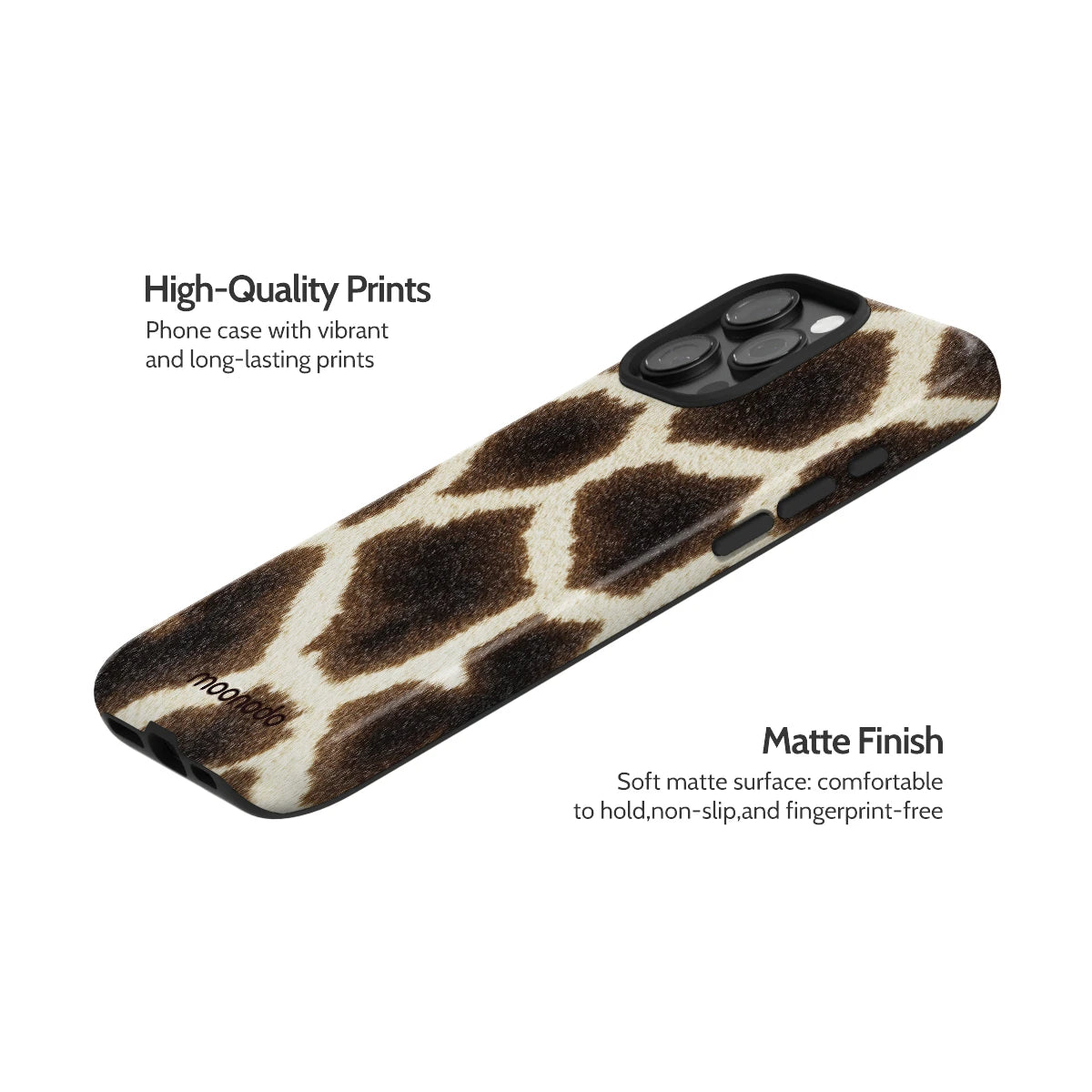 Caramel Cowhide - iPhone 16 Pro Max Case