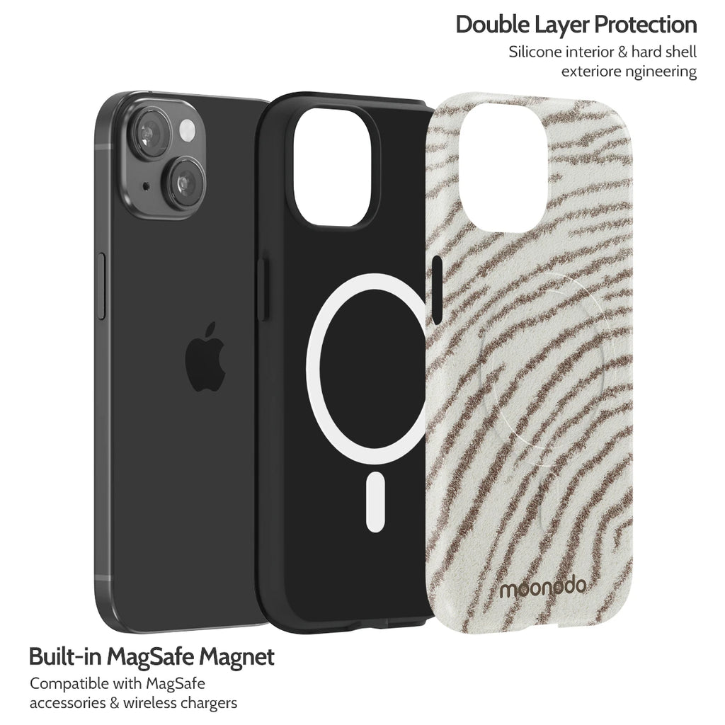 Sienna Swirl - iPhone 15 Case